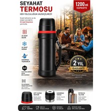 Atlt Atlantis 1.200ML Seyahat Termosu 304 Paslanmaz Çelik 24 Saat Sıcak Soğuk Koruma 18/8 Bpa Içermez 3 Katmanlı Vakum Izalasyon Çift Duvar Bakır Kaplama 2 Yıl Garantili-Kamp-Ofis-Okul-Seyahat-Yolculuk-Için Ideal