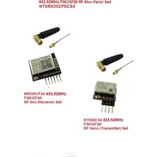 Egne 433.92MHz FSK/GFSK RF Alıcı Verici Seti (NTXRX05CFSCS4)
