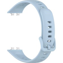 Caseonn Huawei Band 11 Pro Kordon Tam Korumalı Spor Silikon Kordon Kayış Mavi