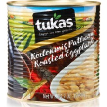 Tukaş Közlenmiş Patlıcan 2850 gr  Konserve Köz Patlıcan  Profesyonel Mutfak Boy