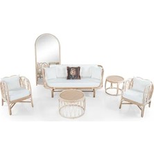 Vivense Sofa Üçlü Bahçe Oturma Takımı