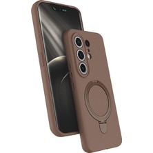 Roketcim Tecno Camon 50 Pro Kılıf M-Safe Şarj Özellikli Standlı Samara Kapak