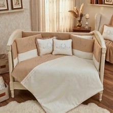 Kista Baby Bebek Uyku Seti Nevresim Takımı 80x130 Silver Kahverengi
