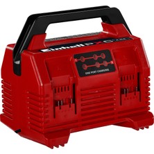 Einhell Orijinal Şarj Cihazı Power X-Quattrocharger 4A Power X-Change (Li-Ion, 18 V, aynı anda 2 x 2 akü şarjı, akü takibi, akıllı şarj yönetimi, 6'lı LED gösterge) - 4512102