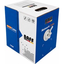 Baff Cat6 23AWG 6mm 100 Metre Network Ethernet Kablosu Cctv ve Ip Kamera Uyumlu
