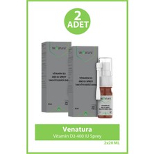 Solgar Venatura Vitamin D3 400 Iu Sprey 20 ml 2 Adet