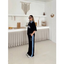 Vess Moda Baskılı Polo Yaka Eşofman Takımı