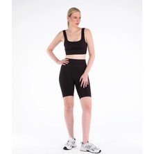 Leepsy Toparlayıcı Seamless Spor Şort Tayt - Form Şort
