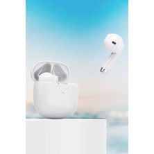 Simex İOS Android Uyumlu Stereo Bluetooth Kulak İçi Kulaklık 38 Saat Kullanım V5.4 Electra Beyaz
