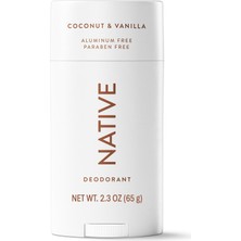 Native Coconut & Vanilla Alüminyumsuz Stick Deodorant 65GR