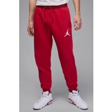 Nike Jordan Fleece Jumpman Kırmızı Şardonlu Erkek Eşofman Altı