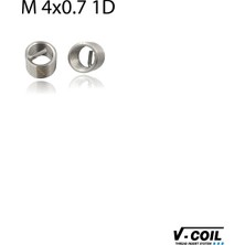 V-Coil M 4x0,7 Tırnaklı 1,0d Helicoil Yay Inox (1 Adet) 07207