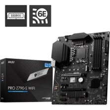 MSI Msı Pro Z790-S Wi-Fi Intel LGA1700 Ddr5 Atx Anakart Outlet