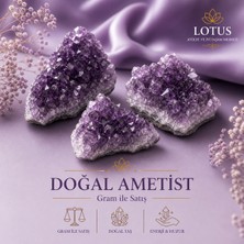 💜 Premium Doğal Ametist Taşı – 60 GR Ham Ametist Kristal Parçaları | Lotus Atölye ve İyi Yaşam Merkezi