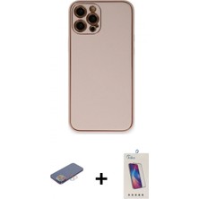 İlk El Grup Pilelistore™ iPhone 12 Pro Max Kılıf Yadigar Klasik - Siyah Joko 5d Cam + Renkli Kamera Lens Koruma Cam - Pe