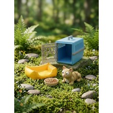 fyne Mini Kedi Oyun Seti – Taşıma Çantalı & Aksesuarlı