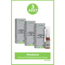 Venatura Vitamin B12 Sprey 20 ml 3 Adet