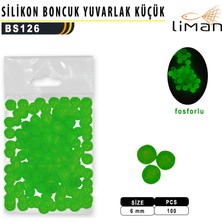 Port Fish Liman Yuvarlak Silikon Boncuk Küçük 100 ad