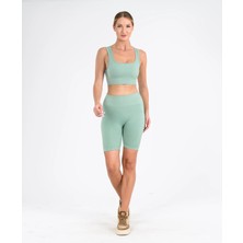 Leepsy Toparlayıcı Seamless Spor Şort Tayt - Form Şort