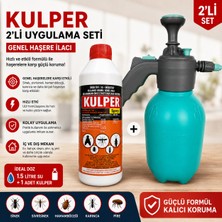 KULSAN 🪳 Kulper 2’li Uygulama Seti – Genel Haşere Ilacı + Basınçlı Pompa