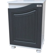 Kanki Pet West Seri Nano Akvaryum Sehpası 40X40X69 cm Beyaz-Antrasit WEST4040B-ANT1