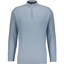 Finesuits Erkek Düz Yünlü Desenli Yünlü Kazak 2522201012.YBFR