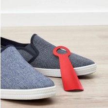 Veyla Style Metal Parlak Kırmızı Ayakkabı Çekeceği 18 cm