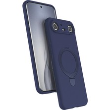 Roketcim Tecno Spark Slim 5g Kılıf M-Safe Şarj Özellikli Standlı Samara Kapak