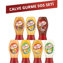 Calve Sos Paketi Ranch Sos + Burger Sos + Cheddar + Ballı Hardal + Bbq + Peri Peri Sos + Köri Sos
