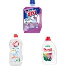 Skygo Dixi Lavanta Kokulu + Pril Losyon Aloe Özlü Kaşmir Etkisi + Persil Power Jel Derin Temizleme Plus 26 Yıkama Renkliler