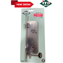 İto Ito Kilit 740RKO35 Nikel Oval Ayna Ekstra Gömme Iç Oda Kapı Kilidi - Oda Kapısı Kilidi (35MM)