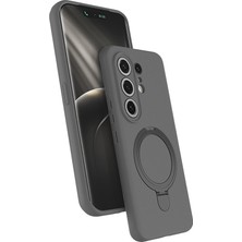 Roketcim Tecno Camon 50 Pro Kılıf M-Safe Şarj Özellikli Standlı Samara Kapak