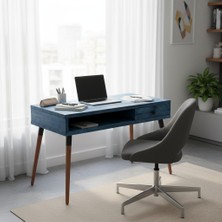 Mobenta Neo Desk: Masif Çalışma Masası 1 Çekmece ve 1 Laptop Bölmesi - 120 cm Ig