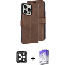 Pileli Store Pilelistore™ iPhone 15 Pro Max Kılıf Siluet Işık Serisi - Siyah Bilvis 5in1 3D Magic Cam Ekran Koruyucu + Pvd Metal Kamera Lens - Sh
