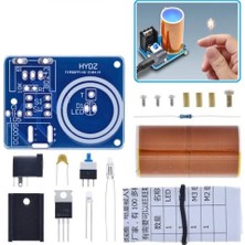 Devre Dünyası Dc 9-12V BD243 Mini Tesla Bobin Kiti Modülü Kendin Yap Hobi Devresi Dıy Lehimleme Kiti Demonte(Montesiz)