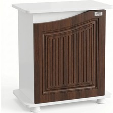 Kanki Pet WEST6030-CVZ1 Akvaryum Sehpası 60X30X69H Beyaz & Ceviz Mdf
