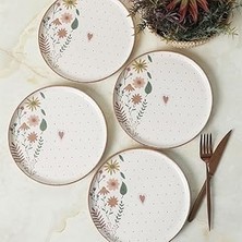 SHC4200 Keramika Bloom Nordic Pasta Tabağı 22 cm 4 Adet 22875