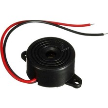 China 3-24V Devreli 40MM Kulaklı Buzzer - Siyah