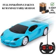 LRS Store Full Fonksiyon Uzaktan Kumandalıyarış Arabası (Piller Dahil) 18 cm Ferrari -Lamborghini Araba