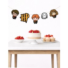 Harry Poter Banner Parti ve Doğum Günü Süsü 5 Figür 10 - 12 cm Arası