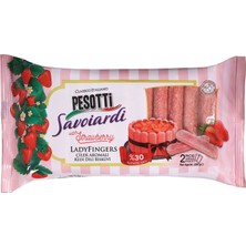 Pesotti Savoiardi Çilekli Kedi Dili Bisküvi 200 gr
