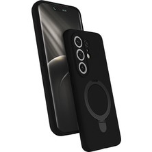 Roketcim Tecno Camon 50 Pro Kılıf M-Safe Şarj Özellikli Standlı Samara Kapak