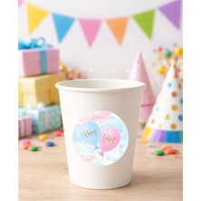20 Adet 4 cm Kız Or Erkek Yuvarlak Happy Birthday Doğum Günün Kutlu Olsun Sticker Çıkartma Etiket
