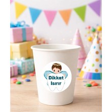 20 Adet 4 cm Ilk Dişim Erkek Yuvarlak Happy Birthday Doğum Günün Kutlu Olsun Sticker Çıkartma Etiket