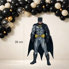 Batman Temalı Ayaklı Pano (38 Cm) Doğum Günü Süsü 300GR Kuşe Kağıt