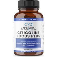 Zade Vital Citicoline Focus Plus 60 Kapsül