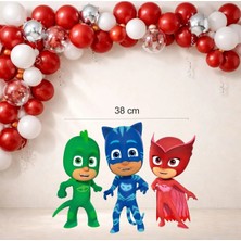 Pijimaskeliler Ayaklı Pano (38 Cm) Doğum Günü Süsü