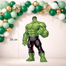 Hulk Avengers Temalı Ayaklı Pano (38 Cm) Doğum Günü Süsü 300GR Kuşe Kağıt
