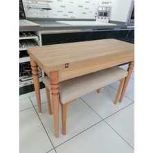 Güney Ahşap Mobilya 110 x 45 cm Katlanır Masa Bench