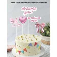 Bride Bekarlığa Veda Yetişkin Konsept Doğum Günü Pata Süsü
